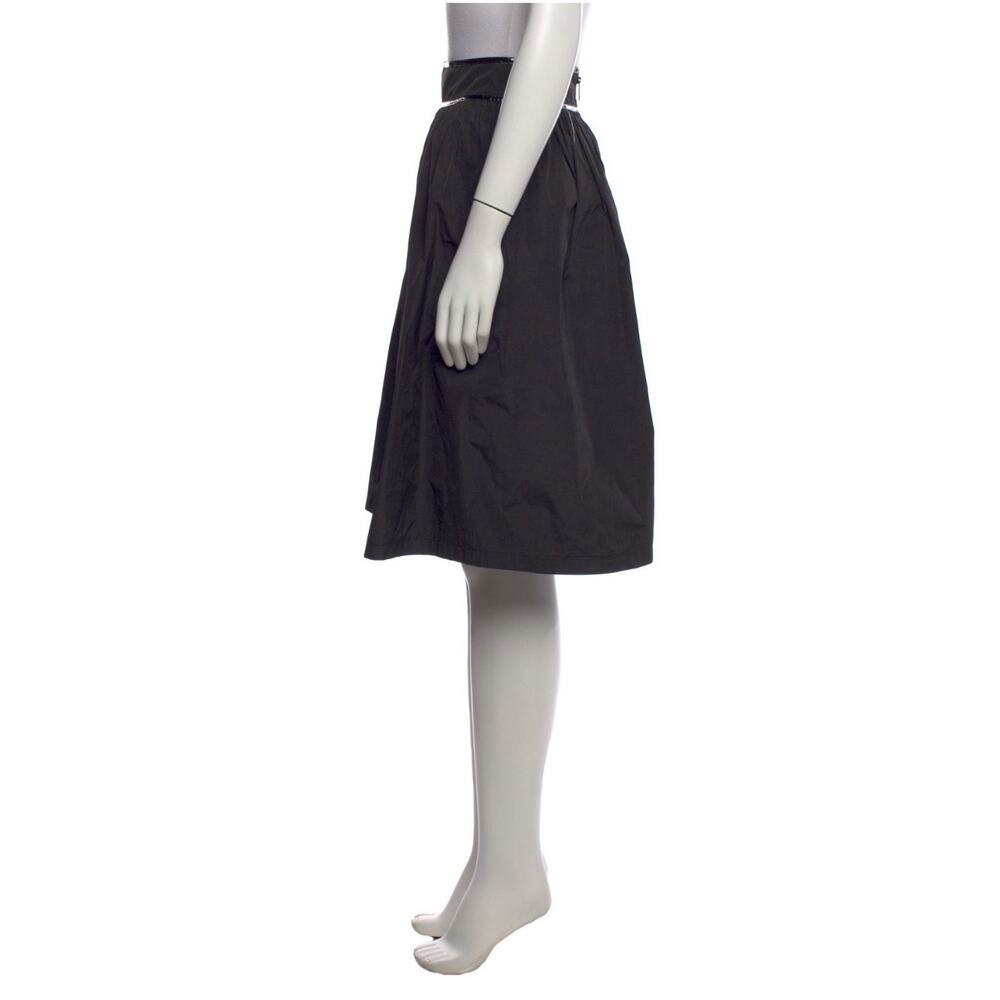 Burberry London Black Pleated Knee-Length Skirt | Classic A-Line | Size XS - Picture 3 of 4